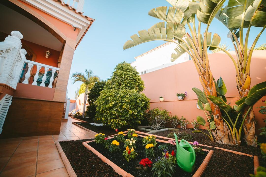 Villa Morada Sonneland con piscina privada climatizada Maspalomas  Esterno foto